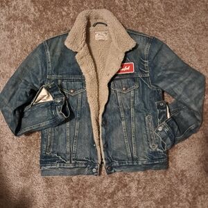 Polo by Ralph Lauren Blue Denim Jacket with Cream Lining